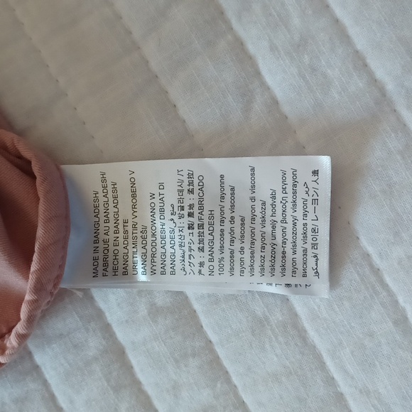 Calvin Klein Jean's Woman button down.  Blush mauve color Size M - Picture 8 of 15